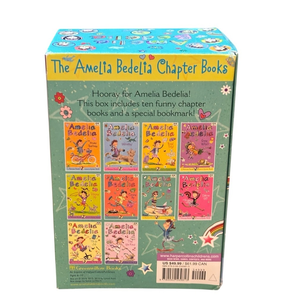 Amelia Bedelia 10 Chapter Book Boxed Set Greenwillow Books Book Mark - Picture 3 of 14